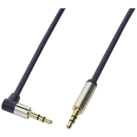 LogiLink CA11100 Klinke Audio Anschlusskabel 1.00m Dunkel-Blau (matt) 90° nach oben gewinkelt LogiLink CA11100 Klinke Audio Anschlusskabel 1.00m Dunkel-Blau (matt) 90° nach oben gewinkelt