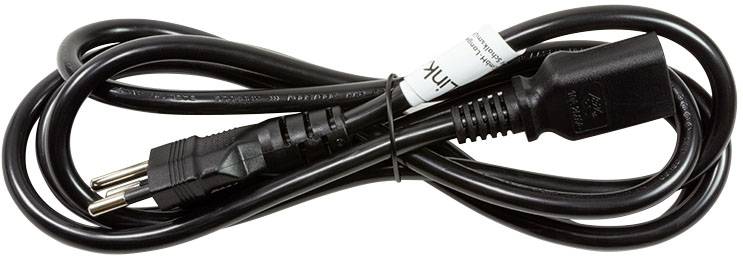 LogiLink Strom Anschlusskabel [1x Schweiz-Stecker - 1x Kaltgeräte-Stecker C13] 1.80 m Schwarz