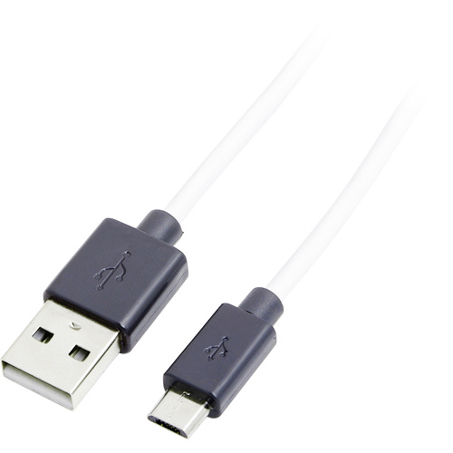 LogiLink USB-Kabel USB 2.0 USB-A Stecker, USB-Micro-B Stecker 1.80m Schwarz