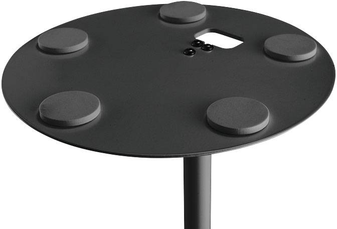 LogiLink BP0083 Lautsprecher-Ständer Bodenständer, Drehbar Schwarz 1St.