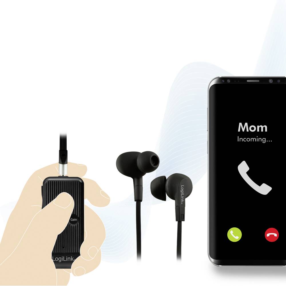 LogiLink BT0055 Bluetooth® Musik-Empfänger Bluetooth Version: 5.0 10 m