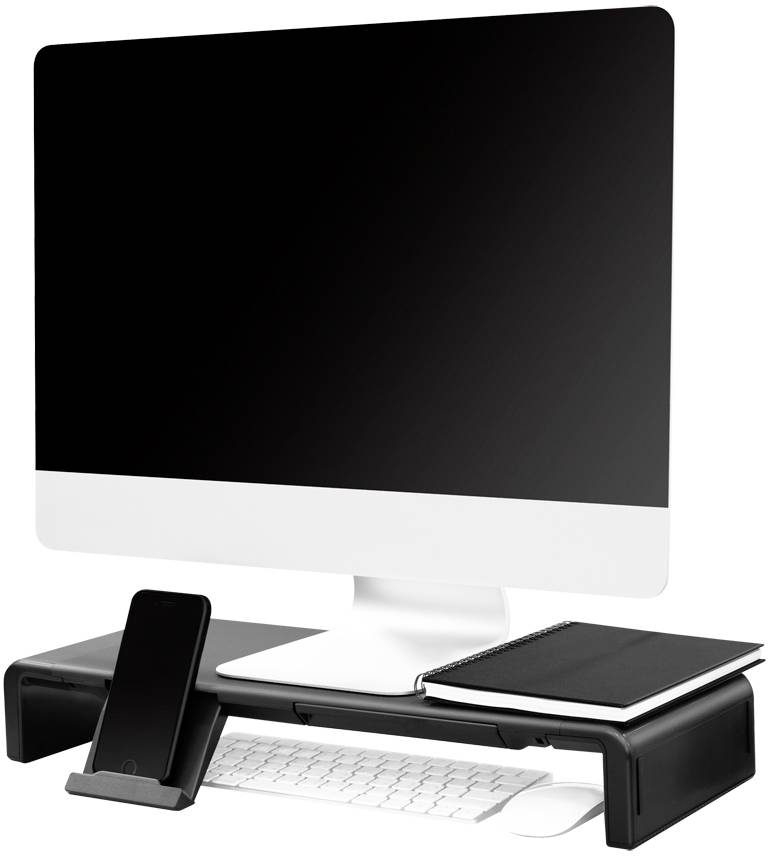 LogiLink BP0140 Monitor-Erhöhung Höhen-Bereich: 8cm (max) Schwarz