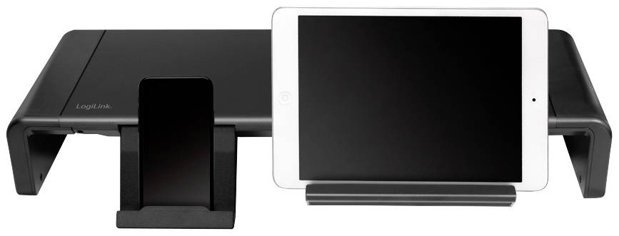 LogiLink BP0140 Monitor-Erhöhung Höhen-Bereich: 8cm (max) Schwarz