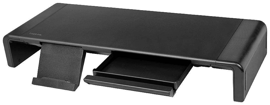 LogiLink BP0140 Monitor-Erhöhung Höhen-Bereich: 8cm (max) Schwarz