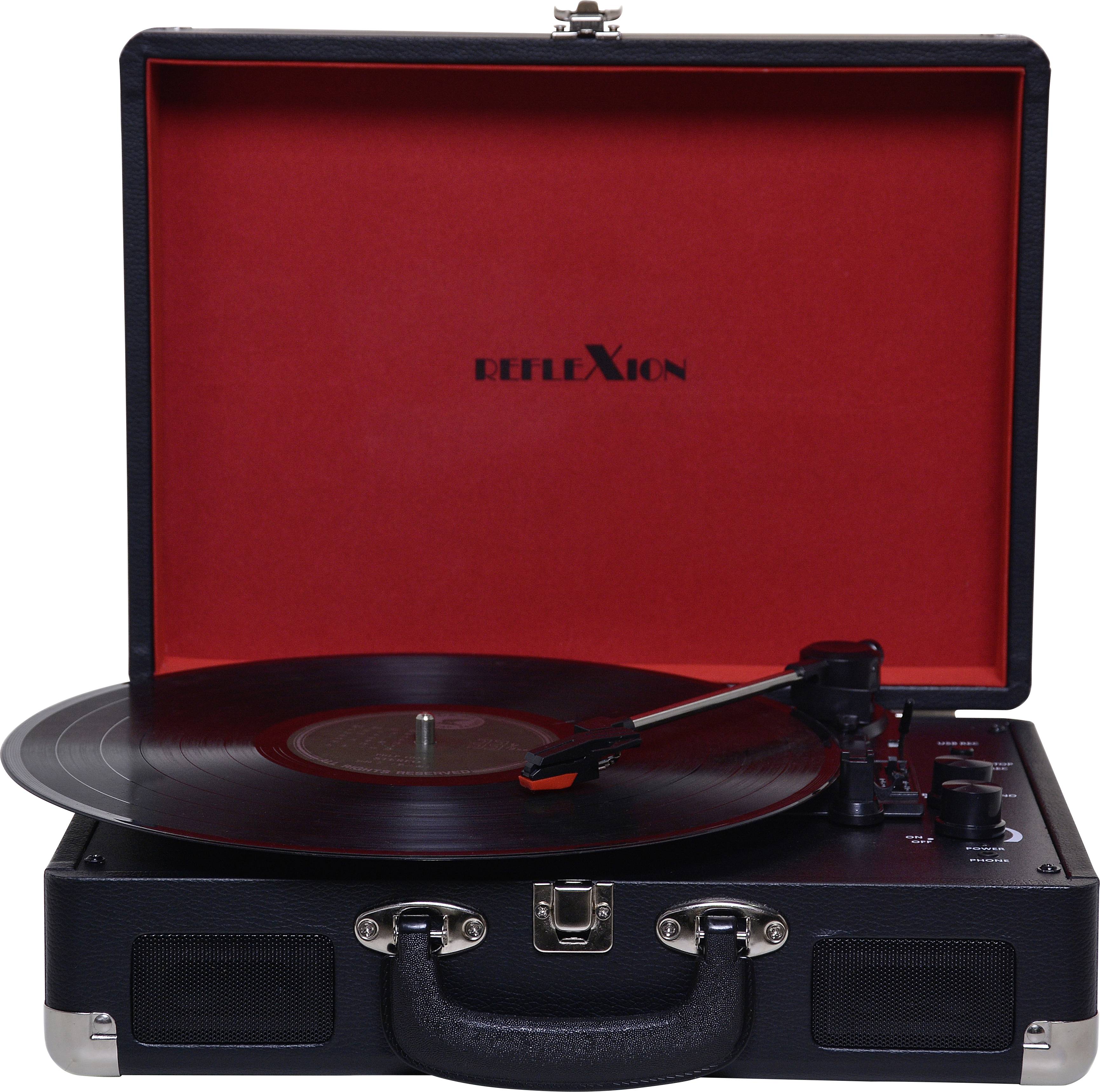 Reflexion HIF1970BT USB-Plattenspieler Direktantrieb Schwarz-Rot