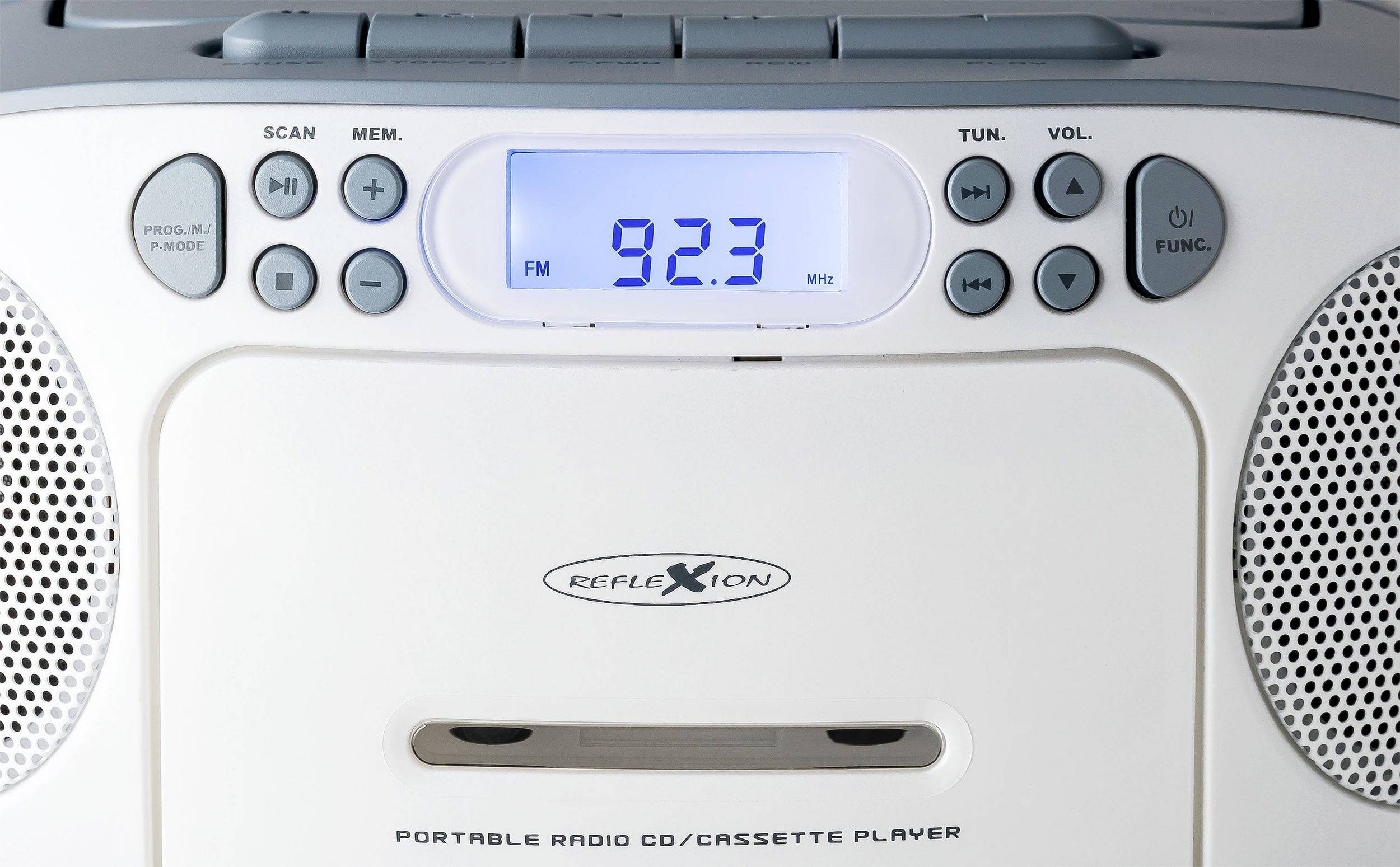 Reflexion RCR2260BL CD-Radio UKW AUX, CD, Kassette Blau-Weiß