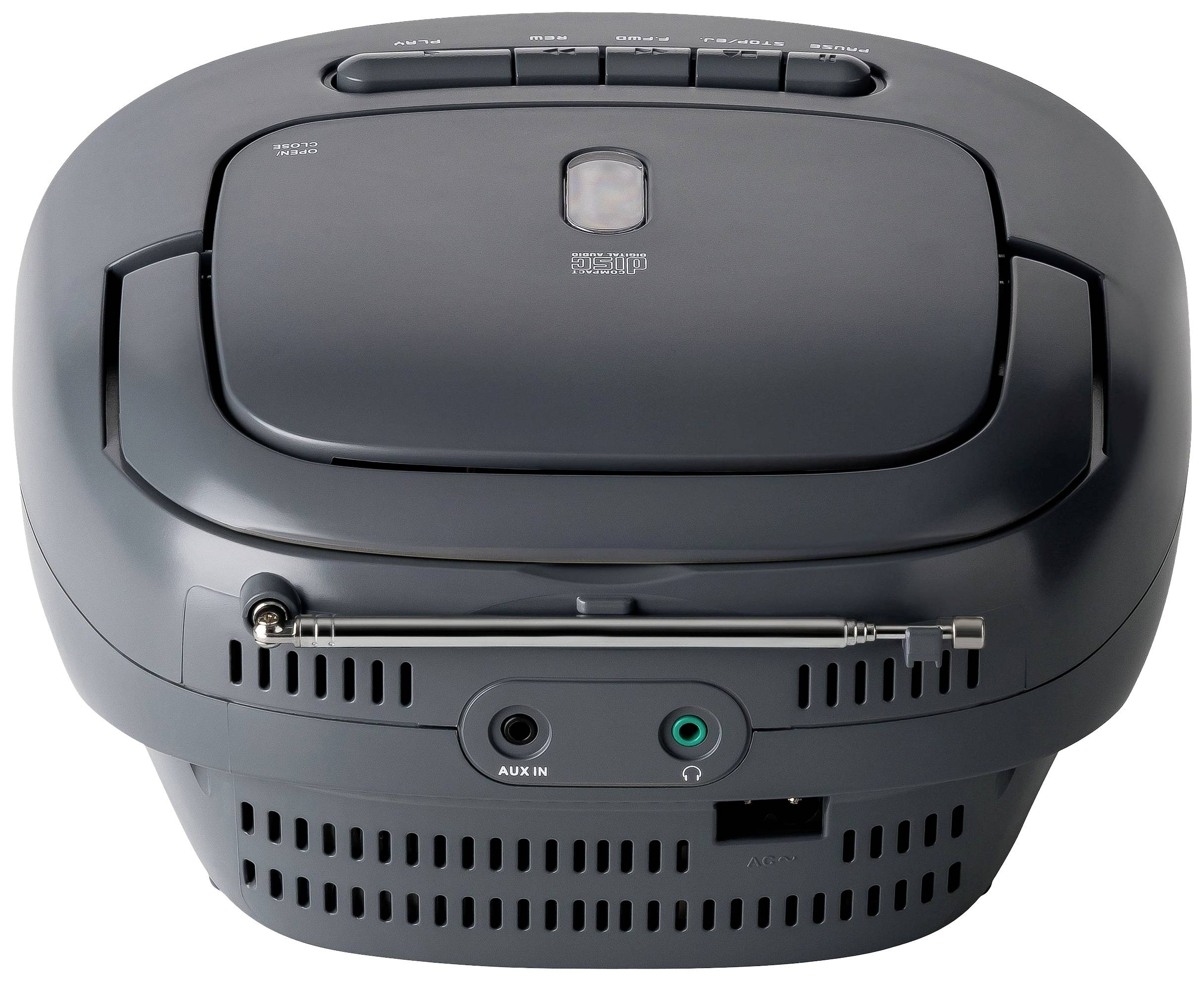 Reflexion RCR2260GR CD-Radio UKW AUX, CD, Kassette Grau-Weiß