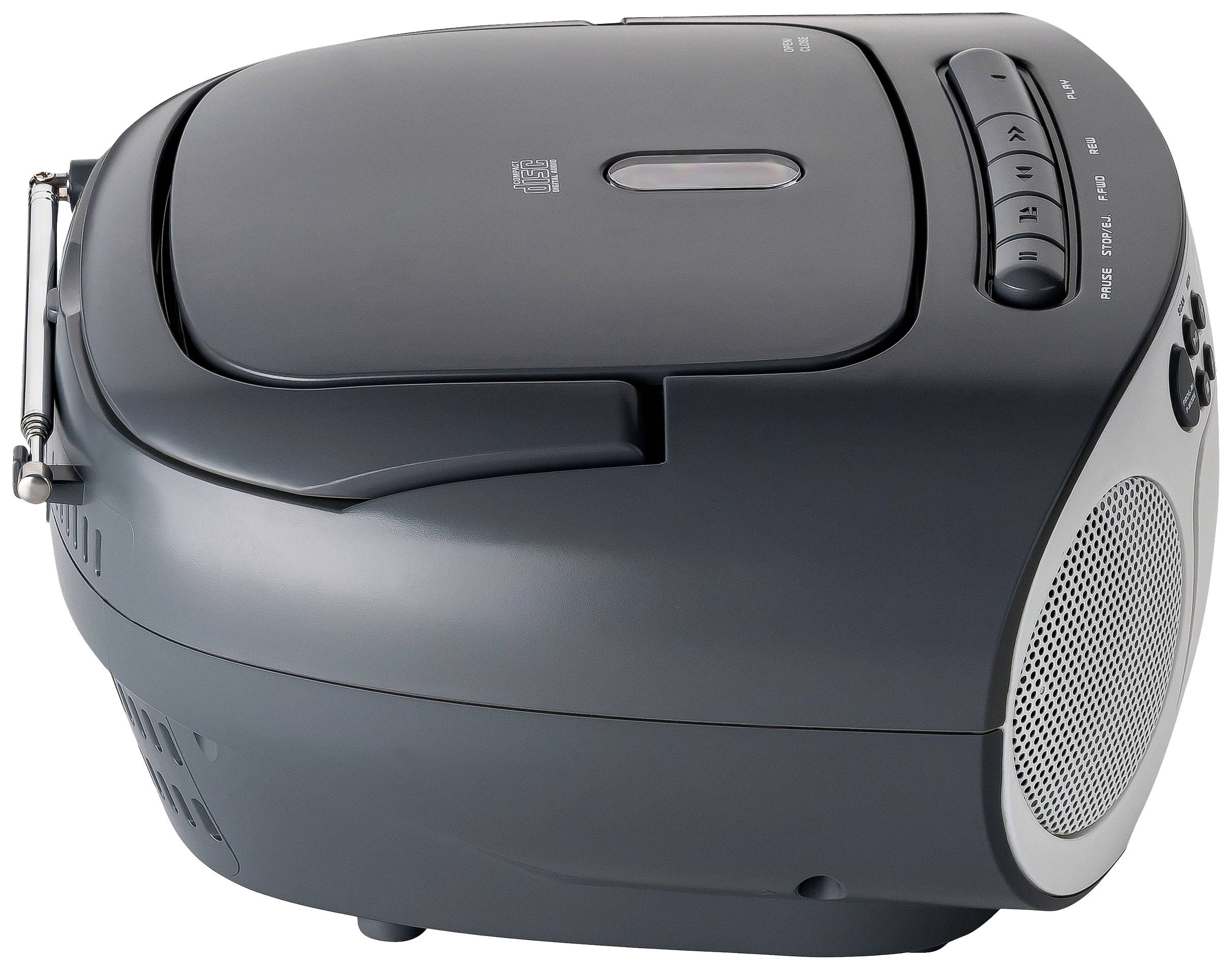 Reflexion RCR2260GR CD-Radio UKW AUX, CD, Kassette Grau-Weiß