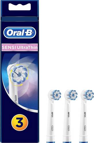 Oral-B Refill Sensi Ultra Thin Aufsteckbürsten für elektrische Zahnbürste 3 St. Weiß