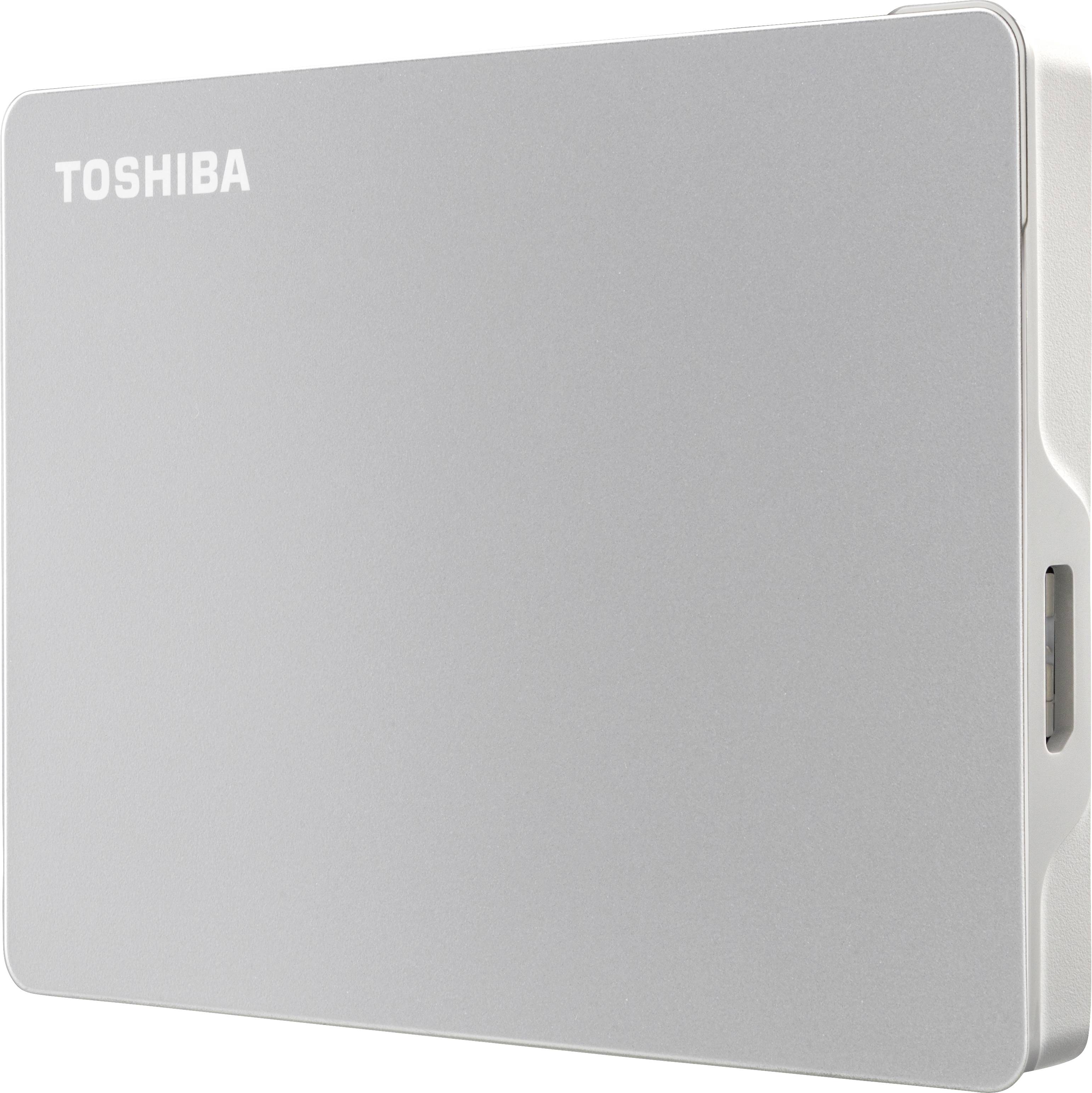 Toshiba Canvio Flex 1 TB Externe Festplatte 6.35 cm (2.5 Zoll) USB-A (USB 3.2 Gen 1) Silber HDTX110ESCAA