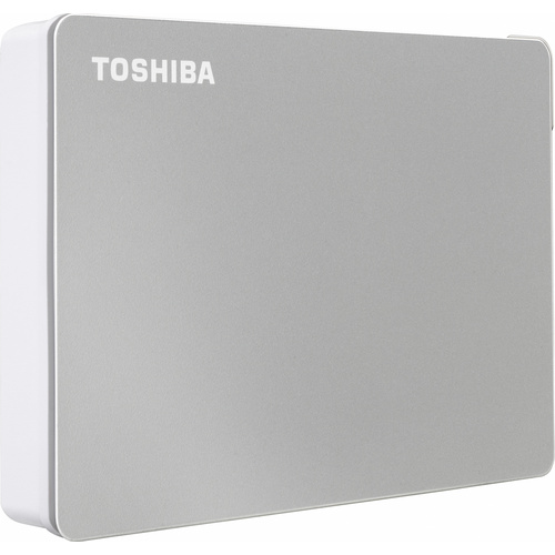 Toshiba Canvio Flex 4TB Externe Festplatte 6.35cm (2.5 Zoll) USB 3.2 Gen 1 Silber HDTX140ESCCA