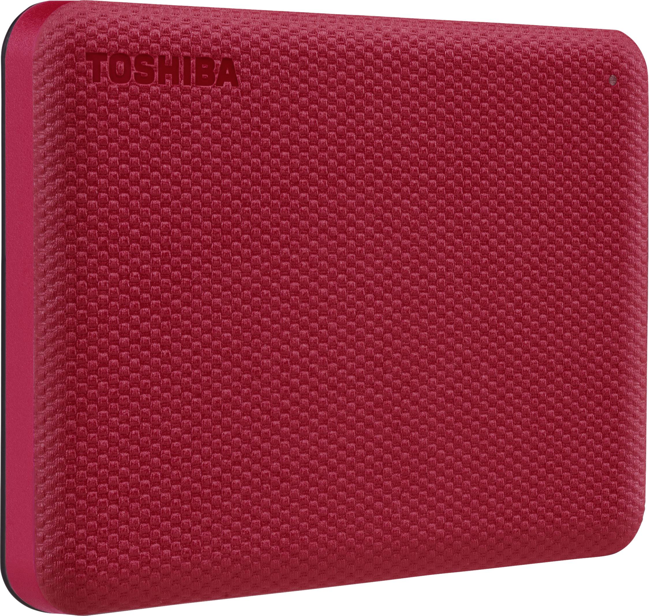 Toshiba Canvio Advance 1 TB Externe Festplatte 6.35 cm (2.5 Zoll) USB-A (USB 3.2 Gen 1) Rot HDTCA10ER3AA