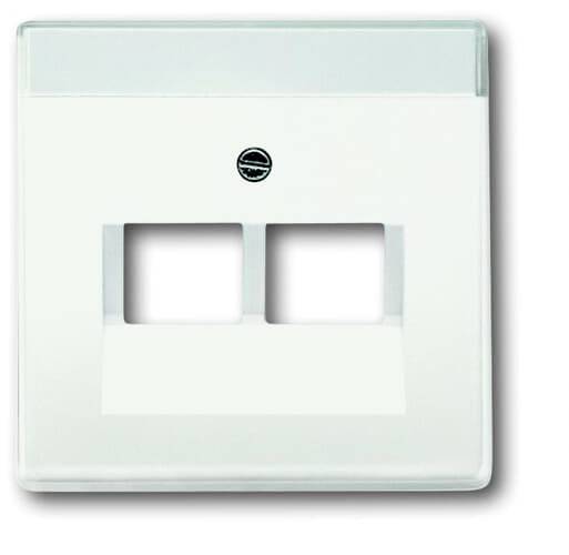 Busch-Jaeger Abdeckung UAE-/IAE-/ISDN-Steckdose Weiß, Verkehrsweiß 2CKA001710A3888 1 St.