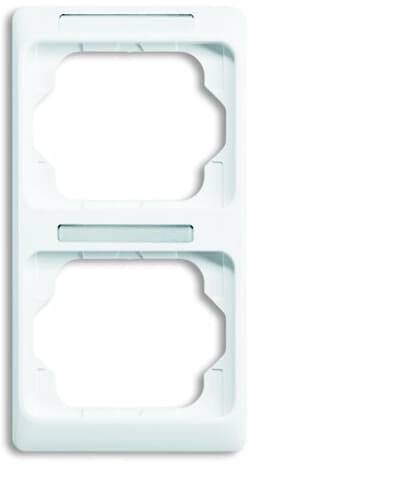 Busch-Jaeger 2fach Rahmen Rahmen Weiß, Verkehrsweiß 2CKA001754A4067 1St.