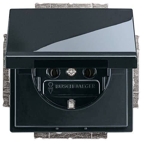 ABB 2CKA002018A1486 Geräteeinsatz IP20 Anthrazit, Schwarz-Grau