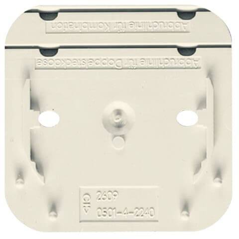 ABB 2CKA001716A0026 Montageplatte Kunststoff Weiß, Perlweiß