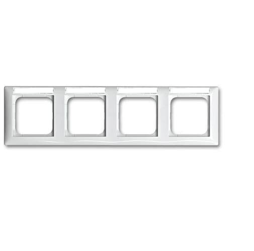 Busch-Jaeger 4fach Rahmen Rahmen Weiß, Reinweiß (RAL 9010) 2CKA001754A4551 1St.