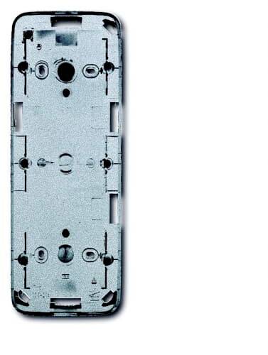 Busch-Jaeger 2fach Aufputzgehäuse Aluminium, Matt, Weißaluminium (RAL 9006) 2CKA001799A0906 1St.