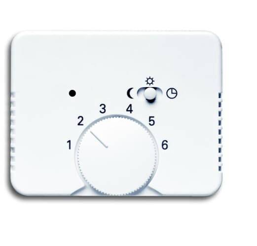 Busch-Jaeger Abdeckung Temperaturregler Alpha Nea, Alpha exclusiv Weiß, Verkehrsweiß 2CKA001710A3561 1St.