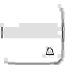 Busch-Jaeger Abdeckung Symbolwippe "Klingel" Reinweiß (RAL 9010), Weiß 2CKA001731A0538
