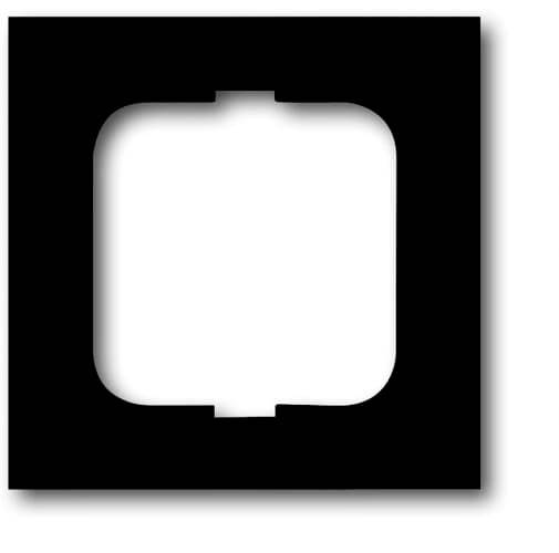 Busch-Jaeger 1fach Rahmen Rahmen Future Linear Schwarz, Tiefschwarz (RAL 9005) 2CKA001754A4419 1 St.