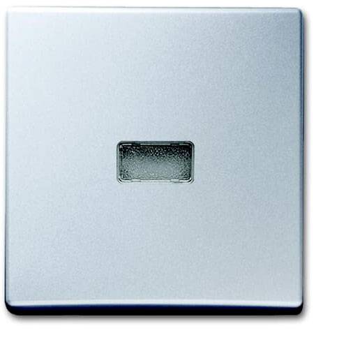 Busch-Jaeger Abdeckung Taster Allwetter 44 (IP44) Weißaluminium (RAL 9006), Aluminium 2CKA001731A1965 1St.