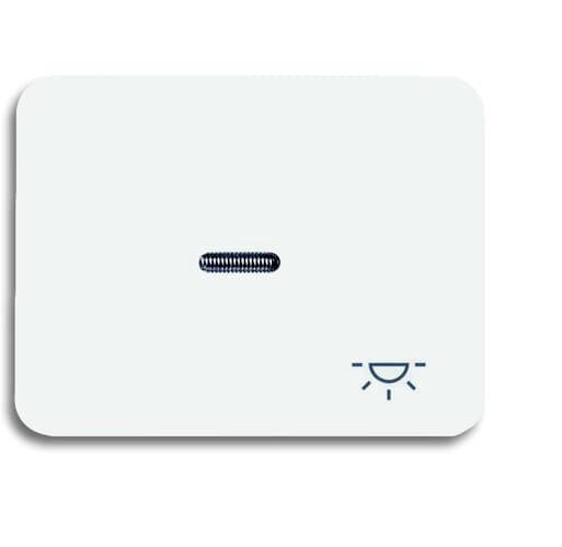 Busch-Jaeger Abdeckung Symbolwippe "Licht" Alpha exclusiv, Alpha Nea Weiß, Verkehrsweiß 2CKA001751A2201 1St.