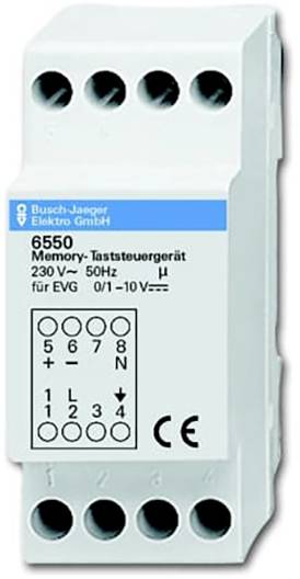 Busch-Jaeger 4fach Rahmen Duro 2000 SI Linear Creme-Weiß, Perlweiß 2CKA001754A4098 1St.