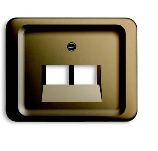 Busch-Jaeger Abdeckung UAE-/IAE-/ISDN-Steckdose Bronze 2CKA001753A8493 1St.