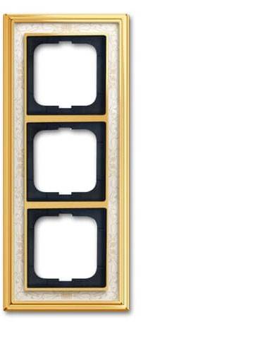 Busch-Jaeger 3fach Rahmen Rahmen Dynasty Gold 2CKA001754A4645 1 St.