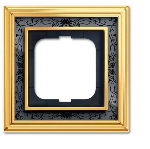 Busch-Jaeger 1fach Rahmen Rahmen Gold 2CKA001754A4648 1St.