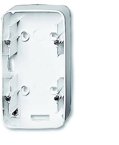 Busch-Jaeger 2fach Aufputzgehäuse Weiß, Reinweiß (RAL 9010) 2CKA001799A0345 1 St.