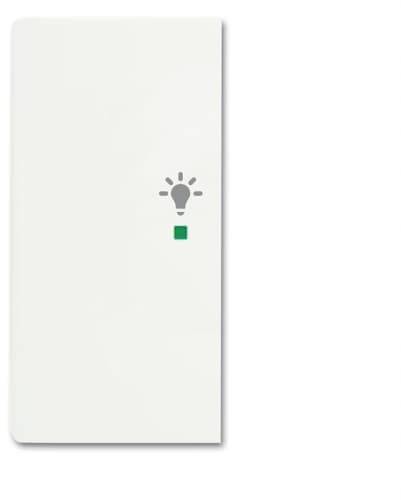 Busch-Jaeger 2fach Abdeckung Symbolwippe "Licht" free@home Weiß, Verkehrsweiß 2CKA006220A0487 1 St.