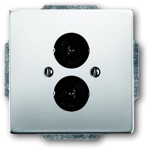 Busch-Jaeger Abdeckung Lautsprecher-Anschluß Edelstahl 2CKA001723A0255 1St.