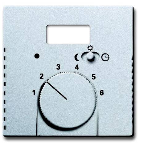 Busch-Jaeger Abdeckung Temperaturregler Future Linear Weißaluminium (RAL 9006), Aluminium 2CKA001710A3724 1St.