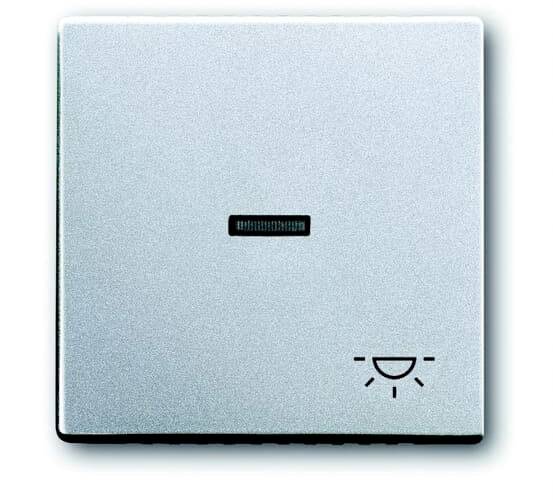 Busch-Jaeger Abdeckung Symbolwippe "Licht" Future Linear Weißaluminium (RAL 9006), Aluminium 2CKA001751A2951 1 St.