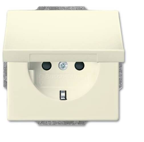 ABB 2CKA002018A1465 Geräteeinsatz IP20 Creme-Weiß, Perlweiß