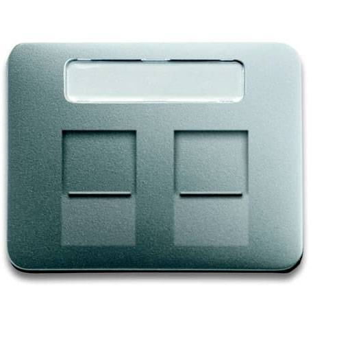 Busch-Jaeger Abdeckung Modular-Jack-Einsatz Titan 2CKA001710A3344 1St.