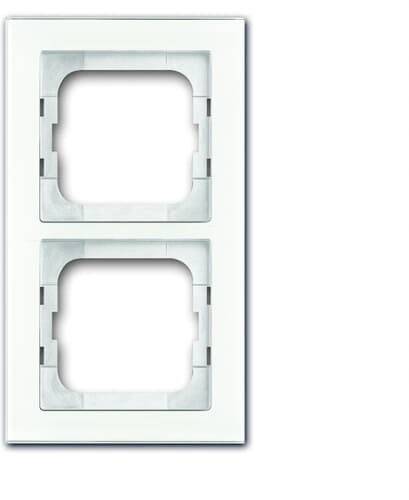 Busch-Jaeger 2fach Rahmen Rahmen Weiß 2CKA001754A4438 1St.