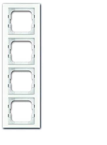 Busch-Jaeger 4fach Rahmen Rahmen Weiß 2CKA001754A4440 1St.