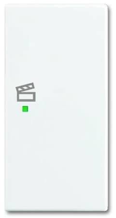 Busch-Jaeger 2fach Abdeckung Symbolwippe "Szene" free@home Weiß, Reinweiß (RAL 9010) 2CKA006220A0366 1St.