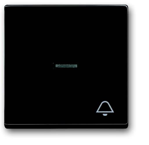 Busch-Jaeger Abdeckung Symbolwippe "Klingel" Busch-axcent, Carat, Future Linear, Dynasty Anthrazit, Schwarz-Grau 2CKA001751A2932 1 St.