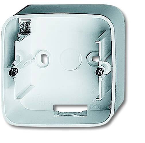 Busch-Jaeger 1fach Aufputzgehäuse Reinweiß (RAL 9010), Weiß 2CKA001799A0295 1St.