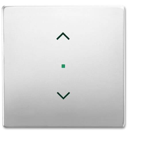 Busch-Jaeger 1fach Abdeckung free@home Edelstahl 2CKA006220A0415 1St.