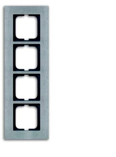 Busch-Jaeger 4fach Rahmen Rahmen Edelstahl 2CKA001754A4257 1St.