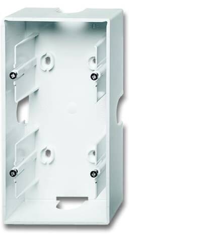 Busch-Jaeger 2fach Aufputzgehäuse Verkehrsweiß, Weiß 2CKA001799A0902 1St.