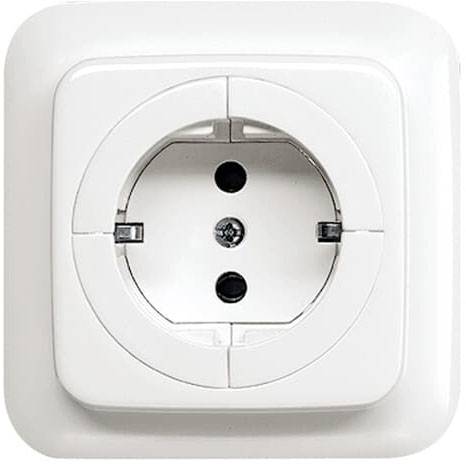 Busch-Jaeger Einsatz Schutzkontakt-Steckdose Weiß, Reinweiß (RAL 9010) 2CKA002011A3629 1St.