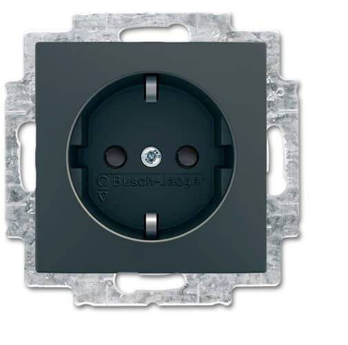 ABB 2CKA002013A5381 Geräteeinsatz IP20 Tiefschwarz (RAL 9005), Schwarz