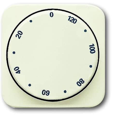 Busch-Jaeger Abdeckung Zeitschaltuhr Duro 2000 SI Perlweiß, Creme-Weiß 2CKA001753A6208 1St.