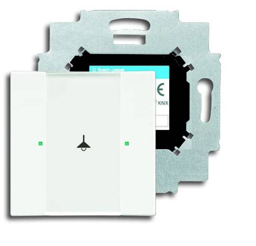 Busch-Jaeger 6125/01-884 2CKA006115A0190 Eingangsmodul Studioweiß (matt) 1St.